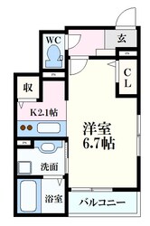 アウローラ長束西の物件間取画像